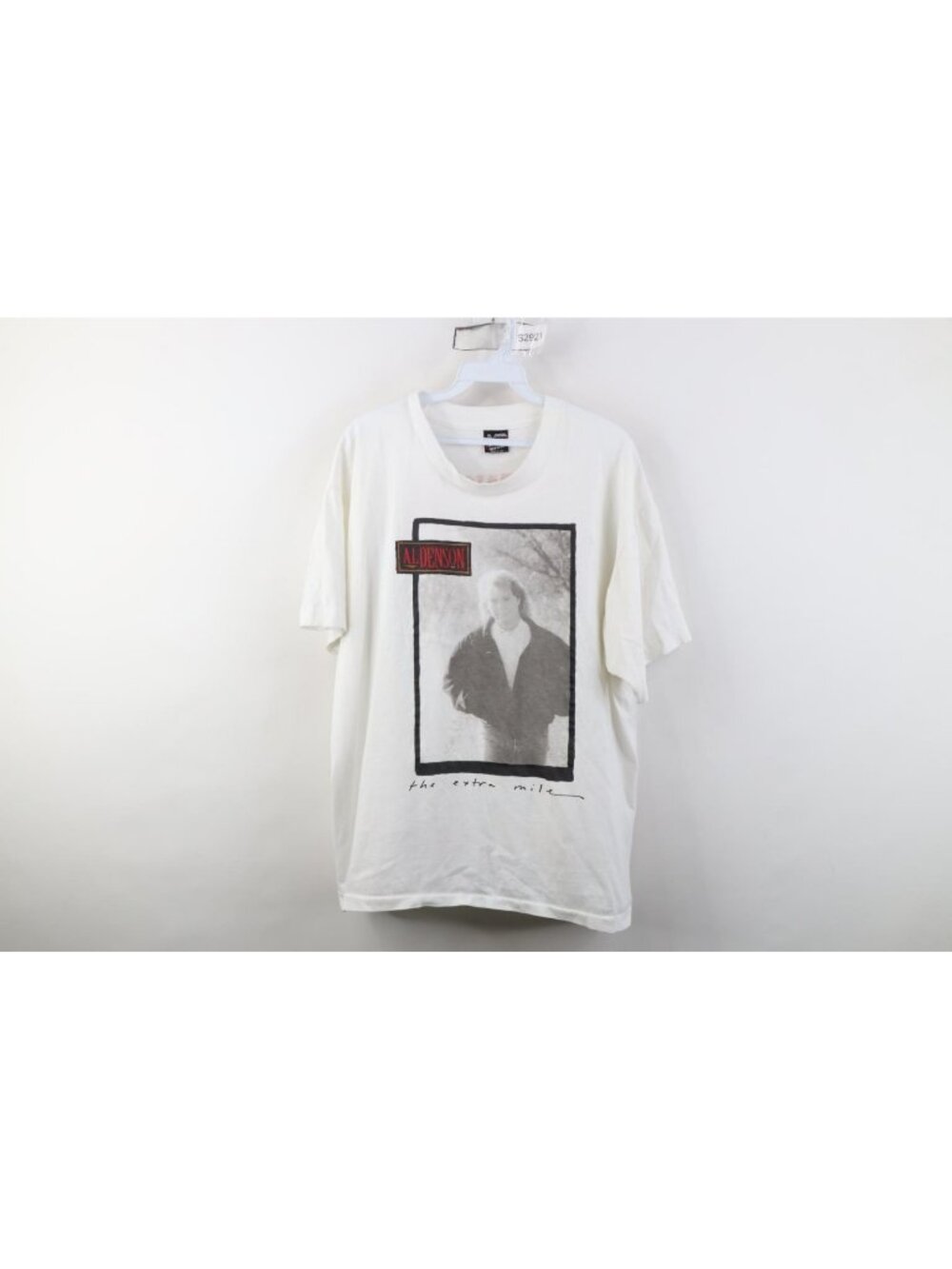 Vintage 90s Mens XL 1993 The Extra Mile Tour Al Denson Band T-Shirt White USA